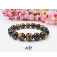 ราคา สร้อยข้อมือหินธรรมชาติแท้ หินตาเสือ (Tiger's eye) JR GEMS Collection ️ (29806810895)