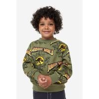 ราคา H&M(เอชแอนด์เอ็ม) เสื้อสเวตเตอร์พิมพ์ลายแบบโอเวอร์ไซส์ เด็กผู้ชาย 117459_17 (29776616199)