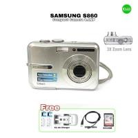 ราคา Samsung S860 Camera 8.1MP 3X Zoom Lens มีกันสั่น กล้องดิจิตอล ใช้แบตเตอรี่ AA x 2 battery usedมือสองคุณภาพดีมีประกัน (22942406201)