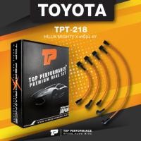 ราคา TOP PERFORMANCE (ประกัน 3 เดือน) สายหัวเทียน TOYOTA HILUX MIGHTY X เครื่อง 4Y - MADE IN JAPAN - TPT-218 - สายคอยล์ โต... (10863586690)