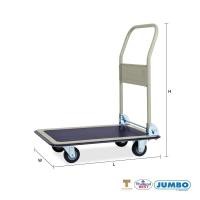ราคา JenStore JUMBO รถเข็นพื้นเหล็กชั้นเดียว มือจับข้างเดียวพับได้ 220 กก. HL-110J (667449892)