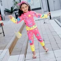 ราคา ชุดว่ายน้ำกัน UV 3 ชิ้น เสื้อแขนยาว+กางเกงขายาว+หมวก สีชมพู ชุดว่ายน้ำ ชุดว่ายน้ำเด็ก ชุดว่ายน้ำUV (5251763301)