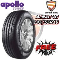 ราคา ยางรถยนต์ ขนาด 195/55R16 รุ่น ALNAC 4G ยี่ห้อ APOLLO (แถมจุ๊บลม) (40203754127)