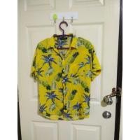 ราคา เสื้อเชิ้ตแขนสั้นฮาวายสีเหลืองลายสับปะรด (6100128701)