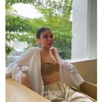 ราคา Napatvogue.bkk บรา สีน้ำตาล รุ่น Curl Bra size S (19765342671)