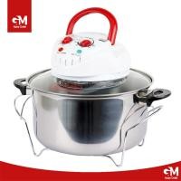 ราคา หม้ออบลมร้อน SMARTHOME สมาร์ทโฮม ไม่ใช้น้ำมัน Halogen oven ขนาด 12 ลิตร MV1203 (25162897150)