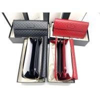 ราคา New Gucci long wallet แดง กล่อง ถุงผ้า การ์ด (4755279563)