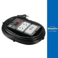 ราคา ELECTON บล็อคยาง 4x4 พร้อมสาย VCT3x1 2 ช่อง 3 USB ERB10-USB4310 10 เมตร สีดำ (24119559055)