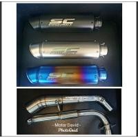 ราคา ลดหมดแล้วหมดเลย คอท่อสแตนเลส Honda MSX MSX-SF Demon125 พร้อม ปลายท่อ SC 14 นิ้ว ปลายโค้ง (6968364812)