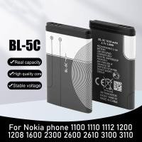 ราคา 1/10pcs 3.7V 1020mAh BL-5C BL5C BL 5C Battery Rechargeable Batteries For Nokia 2112 2118 2255 2270 2280 2300 2600 2610 3 (29711446266)