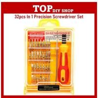 ราคา 32 ชิ้นใน 1 Precision ไขควงชุดไขควงแม่เหล็กชุดซ่อมโทรศัพท์ & เครื่องมือ Stiru Driver ชุด (23043300621)