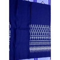 ราคา ผ้าชุด ผ้าคราม ทอมือย้อมมือ 100% ธรรมชาติ 4 เมตร (21041885695)