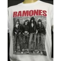 ราคา สีขาว a ผ้าฝ้ายCOTTON เสื้อวงนำเข้า RAMONES The Clash Sex Pistols Misfits Punk Rock Anarchy Style Vintage T-ShirtS-5XL (24265251495)