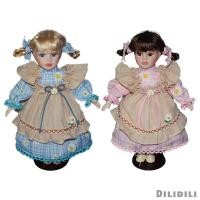 ราคา [Dilidili] แต่งตัว Porcelain ตุ๊กตาเซรามิคชุดยืน 11.81 นิ้วในชุด Miniature Porcelain รูปสําหรับสาวเพื่อนเด็ก (41558527920)