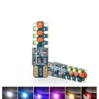 ราคา King-carmate หลอดไฟกระพริบหลากสี LED ขั้วT10 RGB ไฟ LED DC 12V รถมอเตอร์ไซค์ ไฟรถมอไซ ไฟรถยนต์ รถยนต์ 1 คู่ สินค้าขายดี (26257552436)