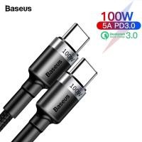ราคา Baseus Cafule PD2.0/2m USB Type-C to USB Type-C สายชาร์จเร็ว 100W - สินค้าของแท้ (44108827139)