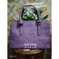 ราคา กระเป๋าสะพาย ESQUIRE CROCO PRELOVED (29865273374)