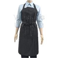 ราคา ผ้ากันเปื้อนเต็มตัว ลายริ้วสีขาวดำ (ผ้าลาครัว) (5212930404)
