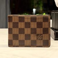 ราคา แท้ Lv wallet Multiple Damier Ebene Louis vuitton กระเป๋าสตางค์หลุยส์ กระเป๋าสตางค์Lv Lvลายตาราง กระเป๋าลายตาราง (23668592889)