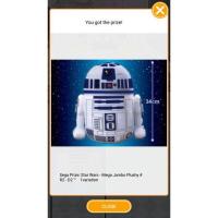 ราคา Star Wars - Mega Jumbo Plushy # R2 - D2 ™ ลิขสิทธิ์แท้จากญี่ปุ่น Toreba !!! (1789601655)