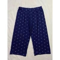 ราคา กางเกงผ้ายืดผ้าเย็น Uniqlo AIRism คอตตอน มีลายสวยเบาสบาย ระบายอากาศดี 24-30" (29050320914)