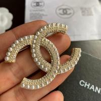 ราคา Elegantgcd เข็มกลัด 18K ทองเหลืองชุบทอง เข็มกลัดมุกน่ารัก (29219577726)