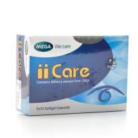 ราคา Exp.7/2026 (กล่องละ 30 เม็ด) บำรุงสายตา Mega We Care iiCare ไอไอแคร์ (778851359)