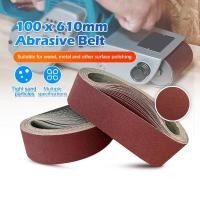 ราคา กระดาษทรายสายพาน กระดาษทราย กระดาษทรายรถถัง ขนาด100*610mm ผ้าทรายสายพาน 10 เส้น มีเบอร์ 40-เบอร์ 120 (28001448957)