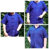 ราคา เสื้อหม้อห้อม กระดุมจีน/เชิ้ตแขนสั้น/คอเฮง เสื้อไซส์พิเศษ สำหรับคนพิเศษ (3550071175)