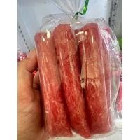 ราคา แหนมหนังหมูรสเด็ด ปริมาณ30กรัม/แท่ง แพ็คละ 150 บ. (12แท่ง) (40806618864)