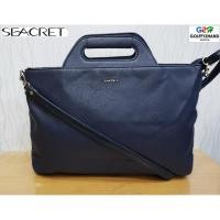 ราคา SEACRET แท้ กระเป๋าเอกสารหนังสะพายข้าง (7309369767)