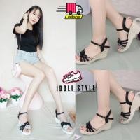 ราคา Idoli style รองเท้าส้นตึกรัดส้น (1821934889)