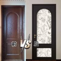 ราคา ประตูสติ๊กเกอร์ไม้ปรับปรุงประตูไม้วอลล์เปเปอร์ติดกาวประตูสติ๊กเกอร์การปรับปรุงใหม่ประตูเก่ากันน้ำไม (41753994342)