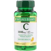 ราคา พร้อมส่ง!! Nature's Bounty : VITAMIN C 1,000 mg + RoseHips , 100 capsules วิตามินซี 1,000 mg (6364678407)