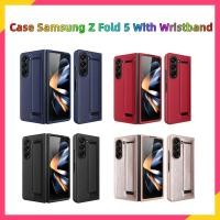 ราคา เคส samsung z fold 5 เคส galaxy z fold 5 เคส z fold 5 Case Galaxy Z Fold5 with wristband Holder case samsung z fold 5 (23880829638)
