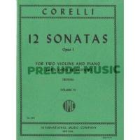 ราคา ( 2 Violin and Piano) Corelli, A: 12 Sonatas Volume 4 op.1 (IMC1294) (7220819154)