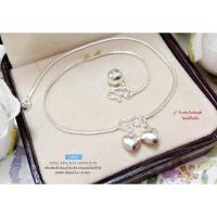 ราคา IT'S ME สร้อยข้อเท้าเงินแท้92.5% ลายแบน ร้อยหัวใจเกลี้ยง(ห้อยกระดิ่ง 1 ลูก)(เนื้อเงินแท้) : L0032 (23774314346)