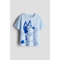ราคา Bluey kid HM H&M เสื้อยืดแขนสั้นสีน้ําเงิน_สินค้าแท้ (42508016410)