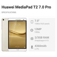 ราคา Dual sim 4G โทรได้ (USED / SECOND-HAND) huawei แท็บเล็ต MediaPad T2 7.0 Pro (PLE-701L) รองรับ youtube kids & TK lite & netflix (28633751612)