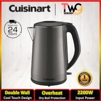 ราคา Cuisinart (1.5L) กาต้มน้ําไฟฟ้าไร้สายสแตนเลสผนังคู่ CJK-15GHK พร้อมการป้องกันหม้อต้มแห้ง (23568921236)