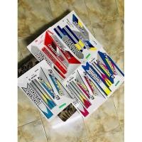 ราคา สติ๊กเกอร์ติดรถ สำหรับรถดรีม (ดรีมคุรุสภา/ดรีมท้ายเป็ด/ดรีมเก่า)เคลือบเงา (23760281245)