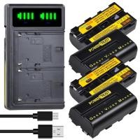 ราคา 2800มิลลิแอมป์ชั่วโมง NP-F550แบตเตอรี่และเครื่องชาร์จสำหรับ Yongnuo Viltrox YN300 III YN-300 III LED Video Light NP-F770 (18491058112)