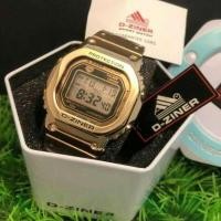 ราคา นาฬิกา D Ziner รุ่นใหม่ล่าสุด สไตล์ G shock สุดฮิต ที่กำลังนิยมในขณะนี้ ( สี PinkGold) สินค้าของแท้ 100% (11303659531)
