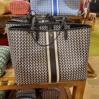 ราคา (ผ่อน 0%) ❤️ ของแท้!! พร้อมส่งในไทย!! TORY BURCH GEMINI LINK TOTE BAG สีดำ สีสุภาพ❤️ (8257100469)