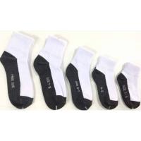 ราคา ถุงเท้านักเรียนพื้นเทา ถุงเท้านักเรียน สีขาวพื้นเทา ข้อสั้น ข้อยาว (12392142879)