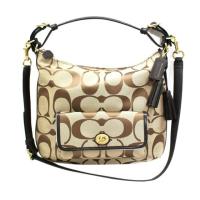 ราคา COACH LEGACY SIGNATURE COURTENAY CONVERTIBLE HOBO BAG #22392 (2000543796)