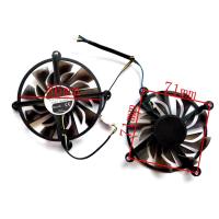 ราคา 2 ชิ้น/ล็อต 71x71x71x71 มม.4pin พัดลมระบายความร้อนสําหรับ ZOTAC GTX950 GTX960 GTX1060 กราฟิกการ์ดพัดลม (42412485324)