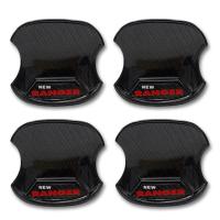 ราคา เบ้ารองมือเปิดประตู Ranger เครฟล่าดำ 4ชิ้น 4ประตู สำหรับ ฟอร์ด เรนเจอร์ ไวลด์แทรค Ford Ranger XLT Wildtrak ปี 2012 2019 (6425853018)