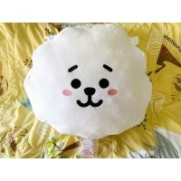 ราคา หมอนตุ๊กตารูปหัว RJ (อาร์เจ) อัลปาก้า - BT21 (BT21 - RJ Large Head Face Pillow)(second hand - ป้ายจาง) (26633966106)