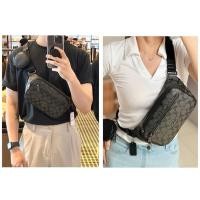 ราคา พร้อมส่งในไทย กระเป๋าคาดอก Coach Elias Belt Bag In Signature Canvas แท้ 100% (29539657109)